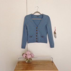 Ann Taylor blue cardigan